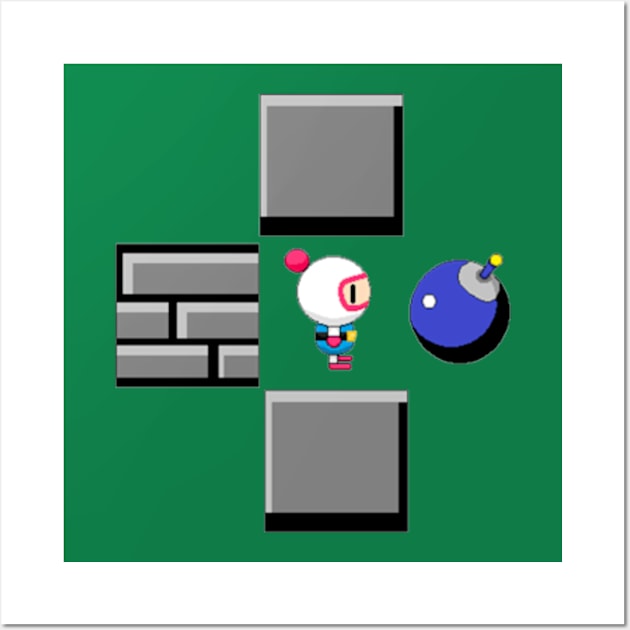 BomberMan Fail 💣 Wall Art by Inusual Subs